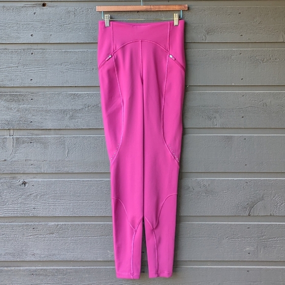 Lululemon Rain Repellent High-Rise Running Tight 28" Wild Berry Size 6 - Picture 9 of 9